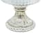Set of 2 Clear Glass Vintage Hurricane Lamp, 10", 12"